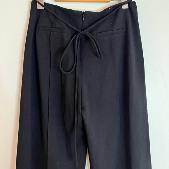 Princess Polly Black High-Waisted Wide-Leg Pants – Size US 8 (AU 12) - Picture 9 of 16